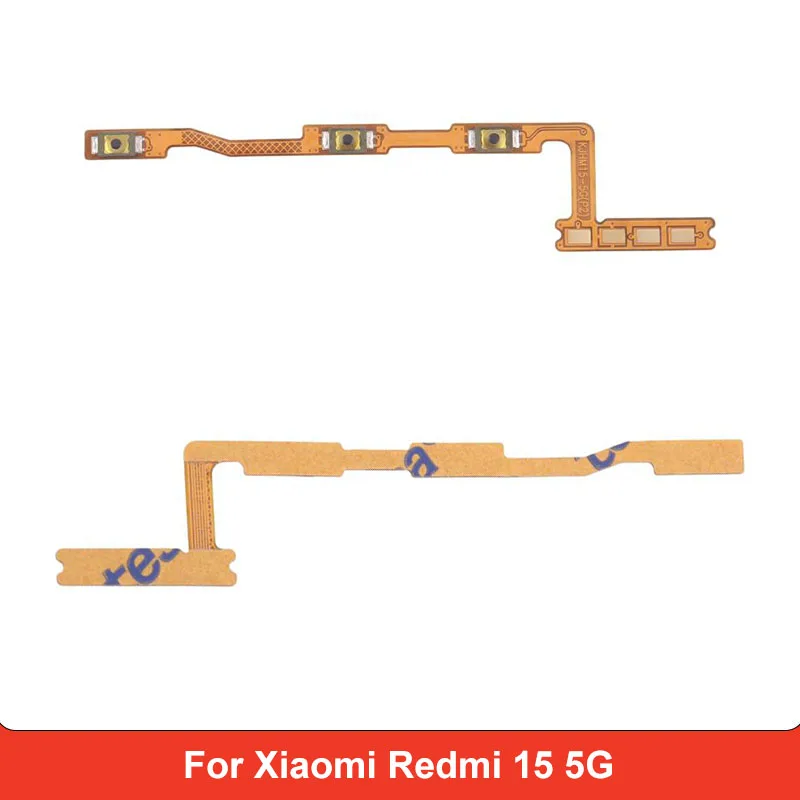Power Volume button Flex Cable For Xiaomi Redmi 15 5G Flex Cable Replace Spare Parts