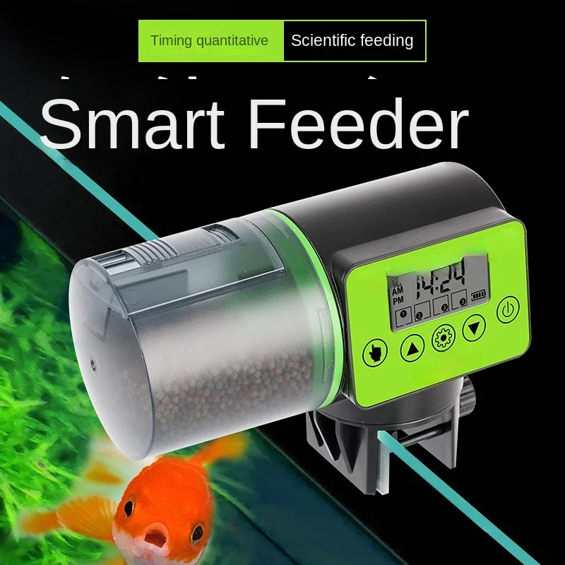 Intelligent Timing Automatic Feeder Aquarium Automatic Pet Feeder Large Capacity Fish Feeder