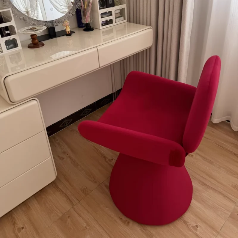 

&Light Luxury Cream Fabric Modern Leisure Chair for Bedroom Apartment Dining Villa Living Room Use Versatile Hotel Furniture