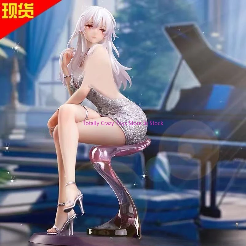 

in stock Selena 1/6 dress milk fragrance hand-held model long hair white hair shining star sea