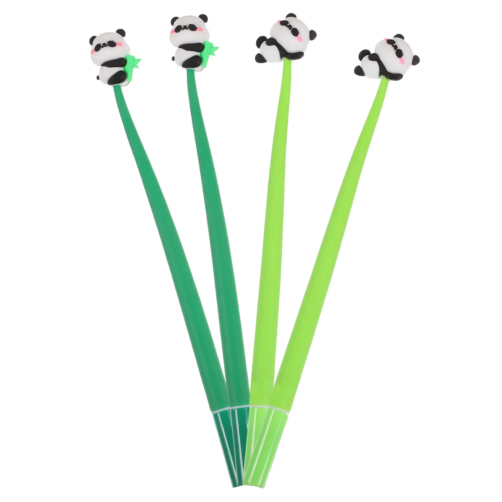 

4Pcs Creative Panda Gel Pens Comfortable Grip Smooth Ink Writing Tool for Students Teachers Office School Supplies