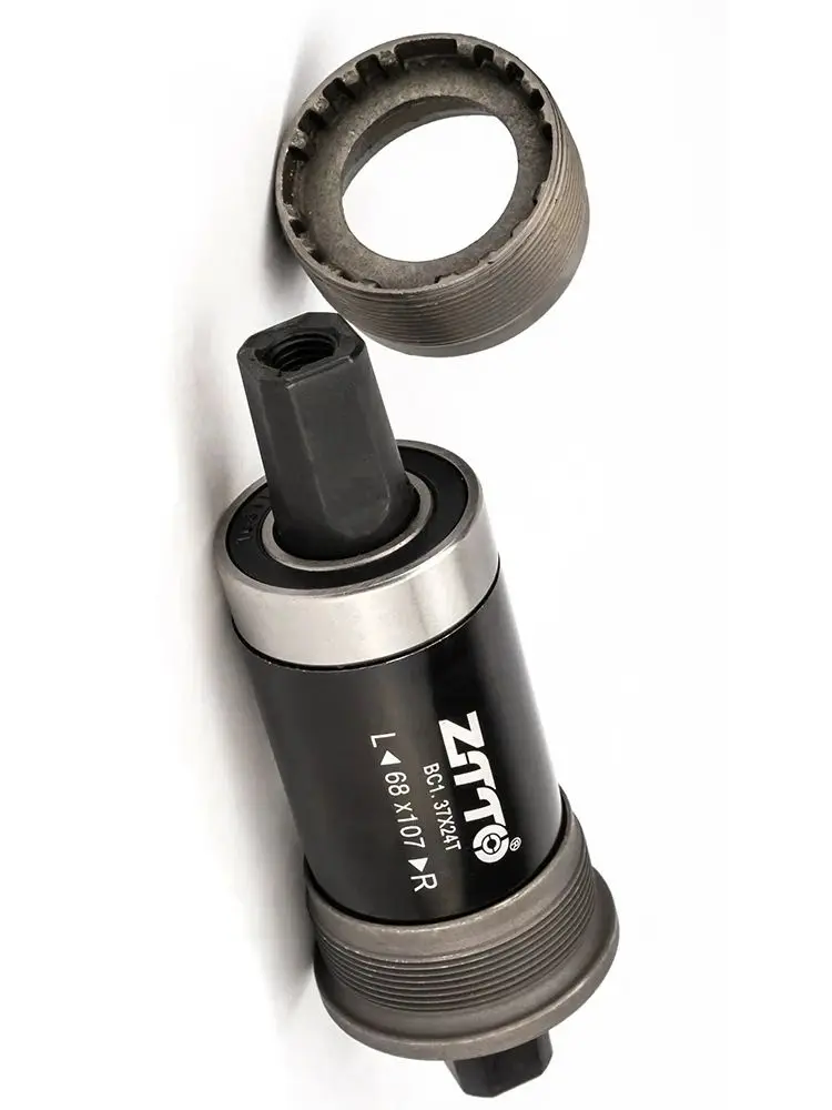 AliExpress ZTTO Bicycle BSA Square Tapered Threaded Bottom Brackets 68x103mm 107mm 110.5mm 113mm 116mm For Axis Quare Hole Square Crankset