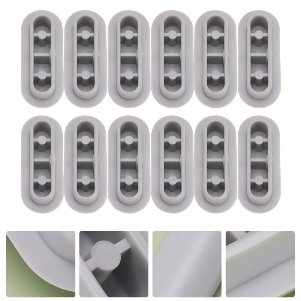 12pcs Toilet Seat Bumper Padss Toilet Seat Gasket Toilet Lid Cushion Pad Toilet Seat Pad Buffers Stop Bumper Bathroom Anti-