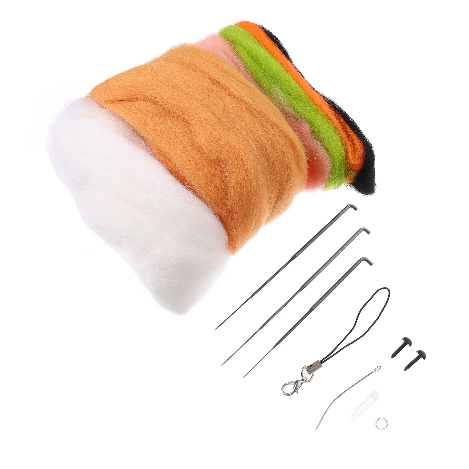 

Wool Felt naments Animal Kits H made Felting Materials Needle DIY Craft Package Accessories Toy Crafting Supplies