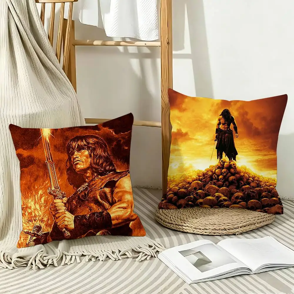 C-Conan the Barbarian Pillow Case Pattern Printed Pillowcase For Living Room Sofa Cushion Cover