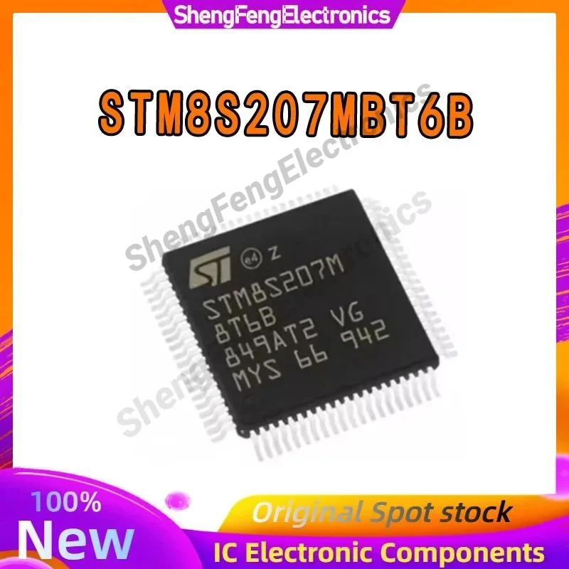 5PCS STM8S207MBT6B …