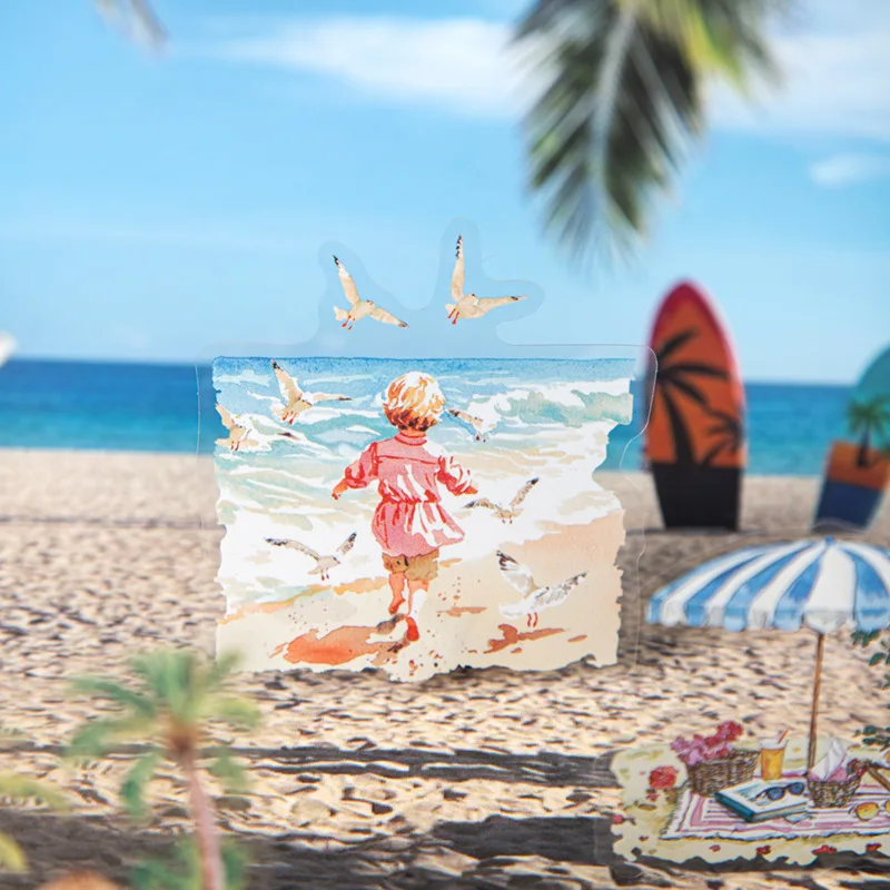 

20 шт. наклейки праздничный коллаж ландшафтный дизайн DIY грунтовка образец свежие канцелярские товары коллекция поставки фон Европейский