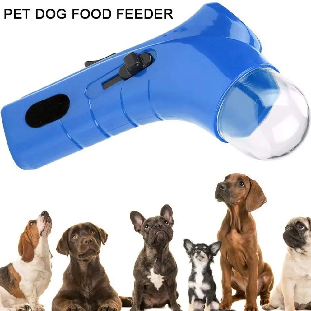 Snack Feeder Handheld Pet Snack Launcher Portable Plastic Dog Food Launcher Funny Pets Thrower Beach Toys