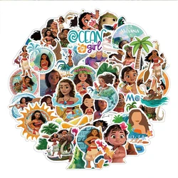 10/30/50PCS Disney Cartoon Movie Moana Stickers Cute Graffiti DIY Skateboard Phone Case Motorcycle Waterproof Decal Kids Toy