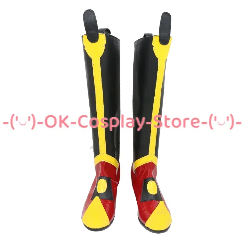 [Aangepast] Azula Cosplay Schoenen Anime Game Rollenspel Kostuum Prop Halloween Carnaval Party PU Lederen Laarzen
