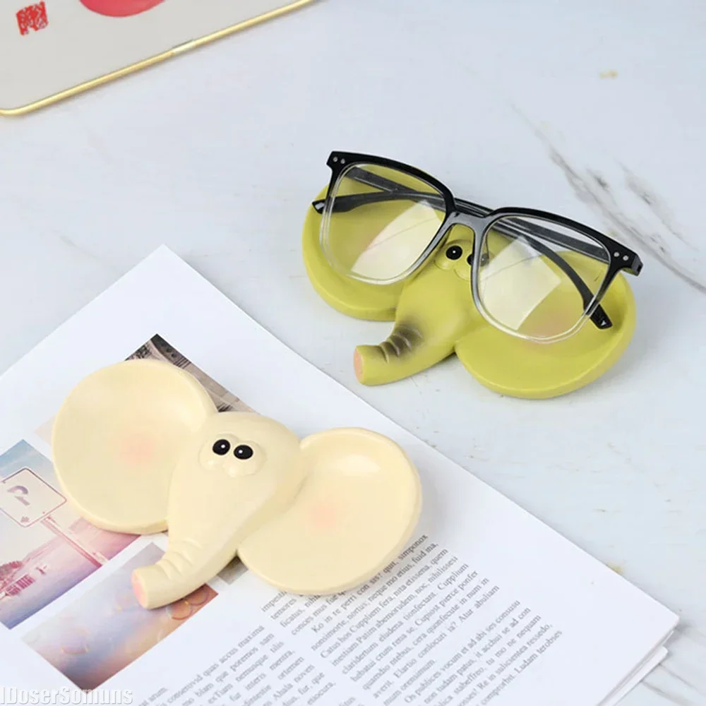 

Elephant Eyeglasses Frame Holder Eyeglasses Organizer Tray Storage Tray Decoration Creative Desktop Decoration Office Organizer