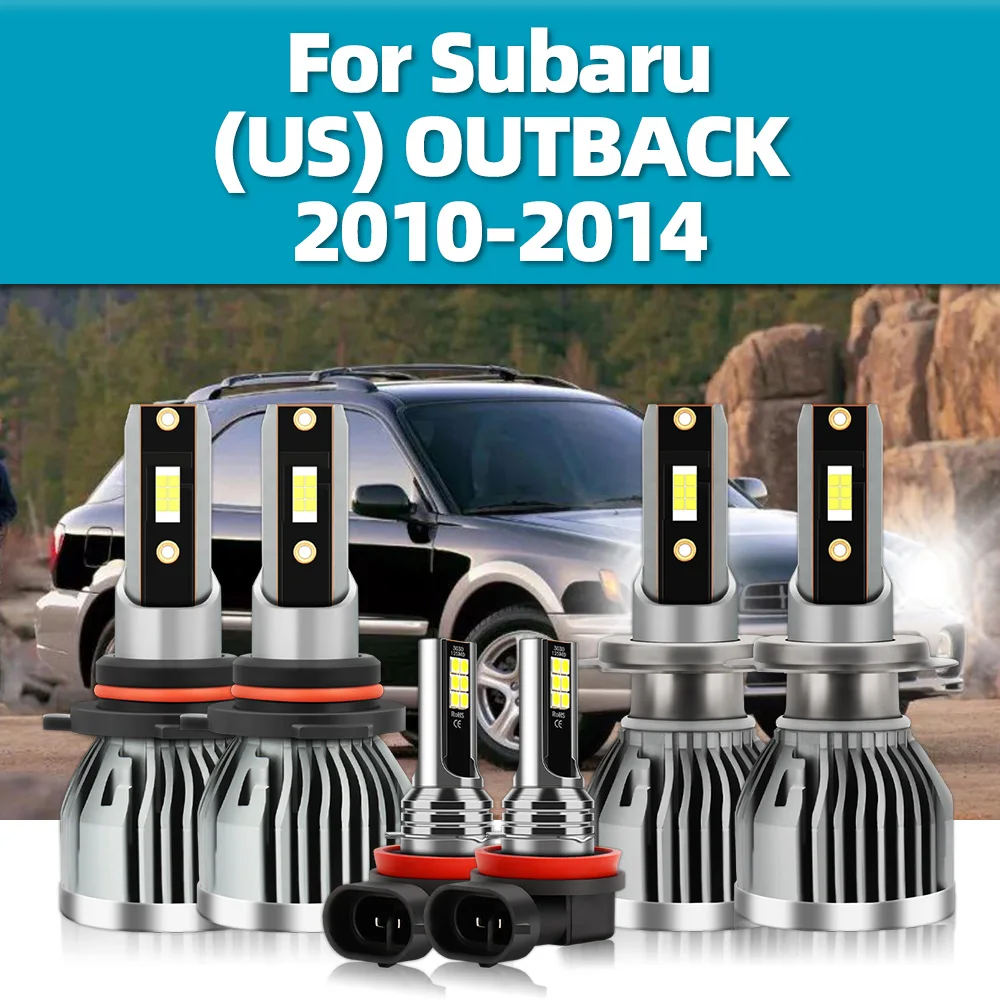 

LED Headlight CSP Bulb 6000K 12V Turbo Fan Lamp Auto Car Headlamps 110W 20000LM For Subaru (US) OUTBACK 2010 2011 2012 2013 2014