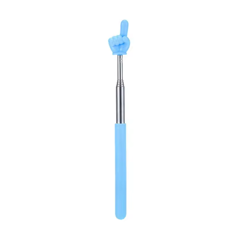 Creative Stainless Steel Teaching Telescopic Rod Finger Design Teaching Stick multifunctional Reading Stick home School Supplies - Image 11