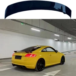 Carbon Fiber Look Car Rear Trunk Spoiler Wings For Audi TT MK3 8S TTS TTRS Sline Coupe 2015-2020 Rear Spoiler Boot Lid Wing Lip