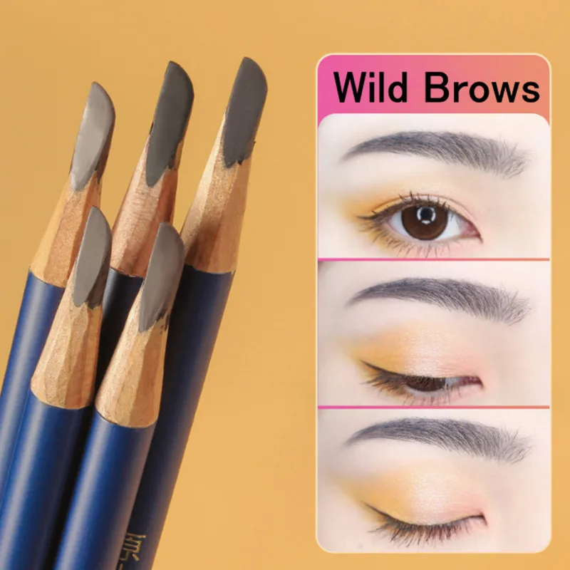 Hard Microblading Eyebrow Pen Natural Waterproof Wild Brows Long Lasting Eye Brow Definer Enhancers Eyes Cosmetic Tool