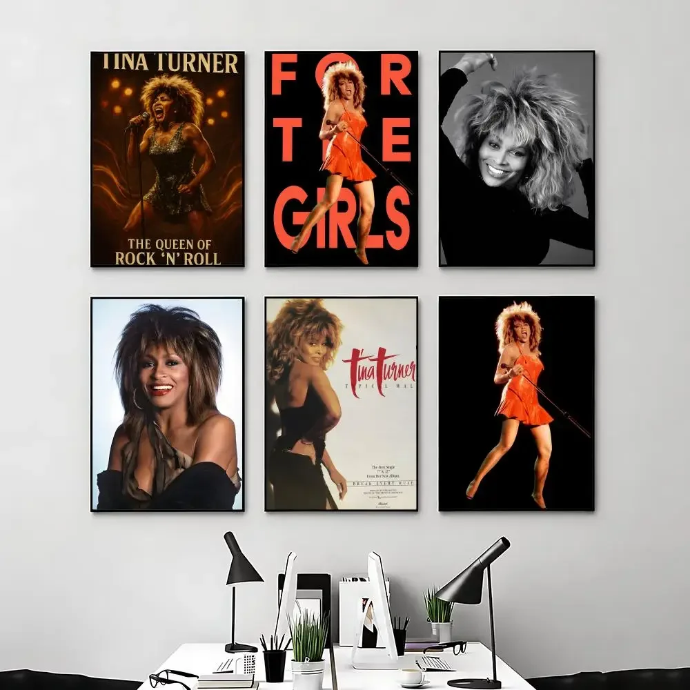 Pôster da cantora Tina Turner, decoração de quarto, anime, filme, mochila, arte de parede, música, decoração de interiores