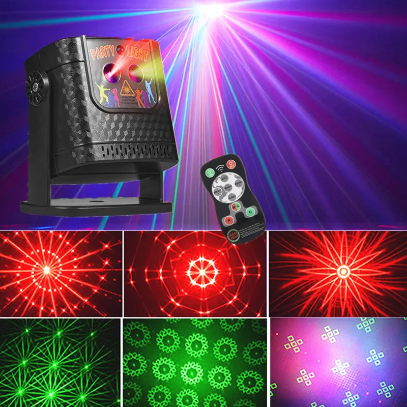 

Световые приборы для вечеринок, диджейские диско-светильники, лазерные стробоскопические светильники, проекторы с питанием от USB, для вечеринок в помещении, кемпинга, барбекю на открытом воздухе