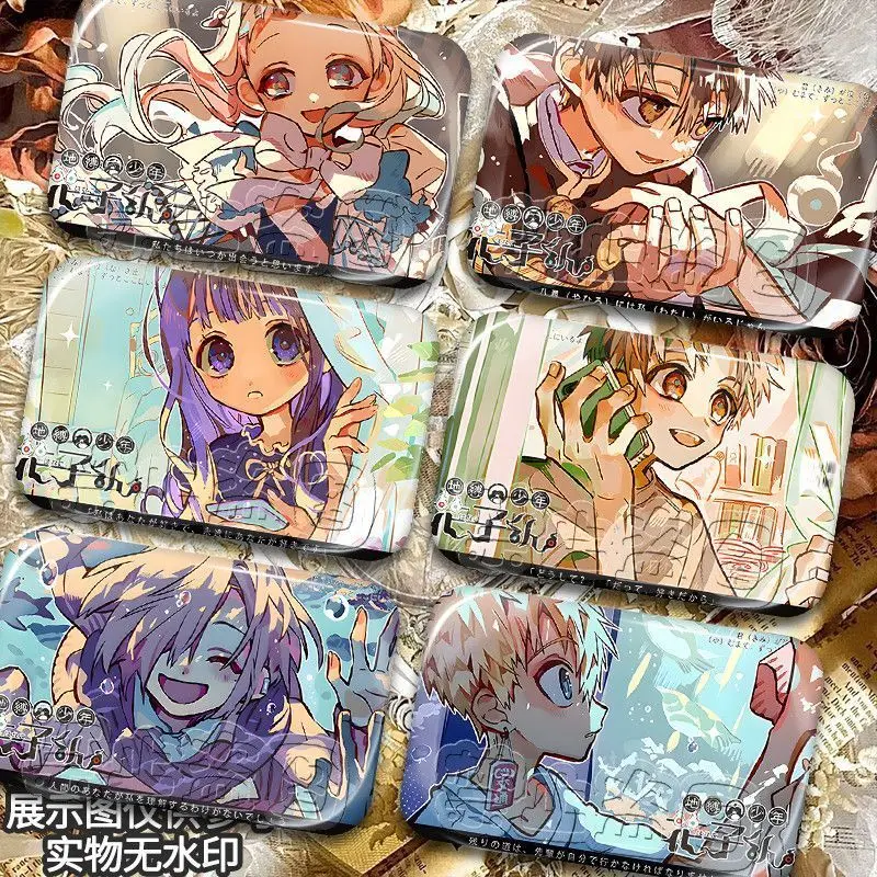 6Pcs/Set Anime Pin Rectangle badge Cute Brooch Cosplay Decoration gift
