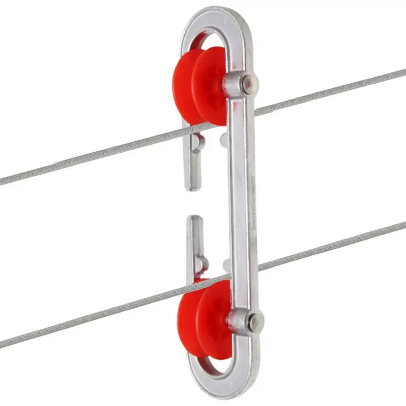 Clothesline Tensioner Metal Clothesline Tightener Rustproof Weatherproof Small Landryline Pulley Accessories For Long