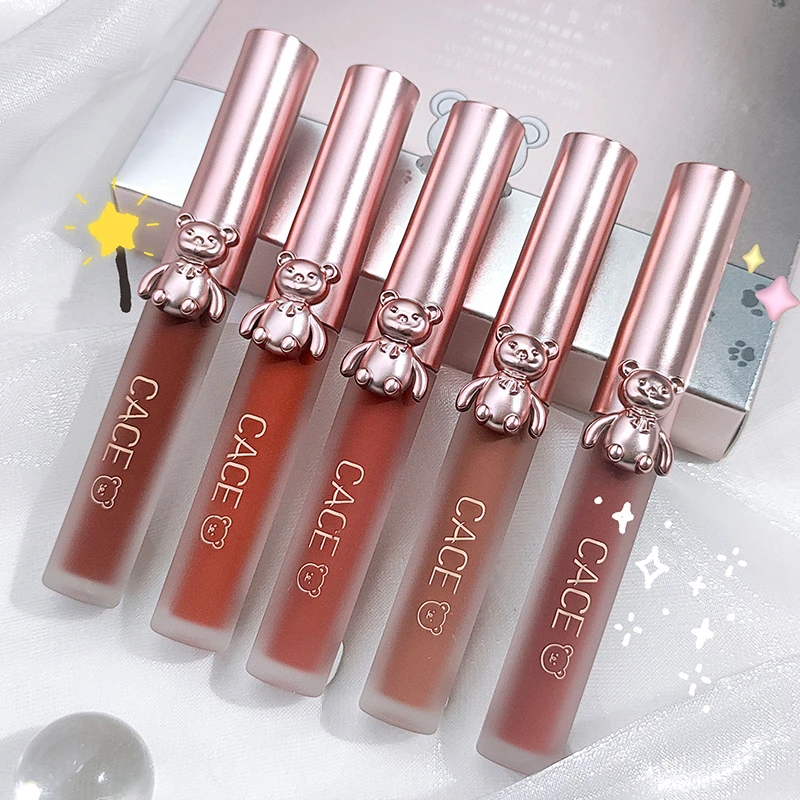 

Nude Matte Lip Gloss 5 Colors Sets Long-lasting Velvet Lipstick Waterproof Lipsticks Lip Gloss For Women Makeup Cosmetic Kit