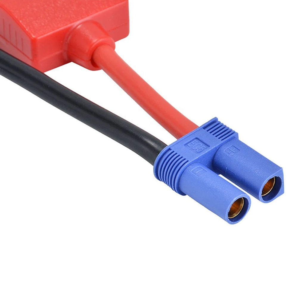 Car Jump Starter Cable with EC5 Plug Connector Clamps Reverse Charge Prevention Auto Battery Booster Emergency Start Module view 2