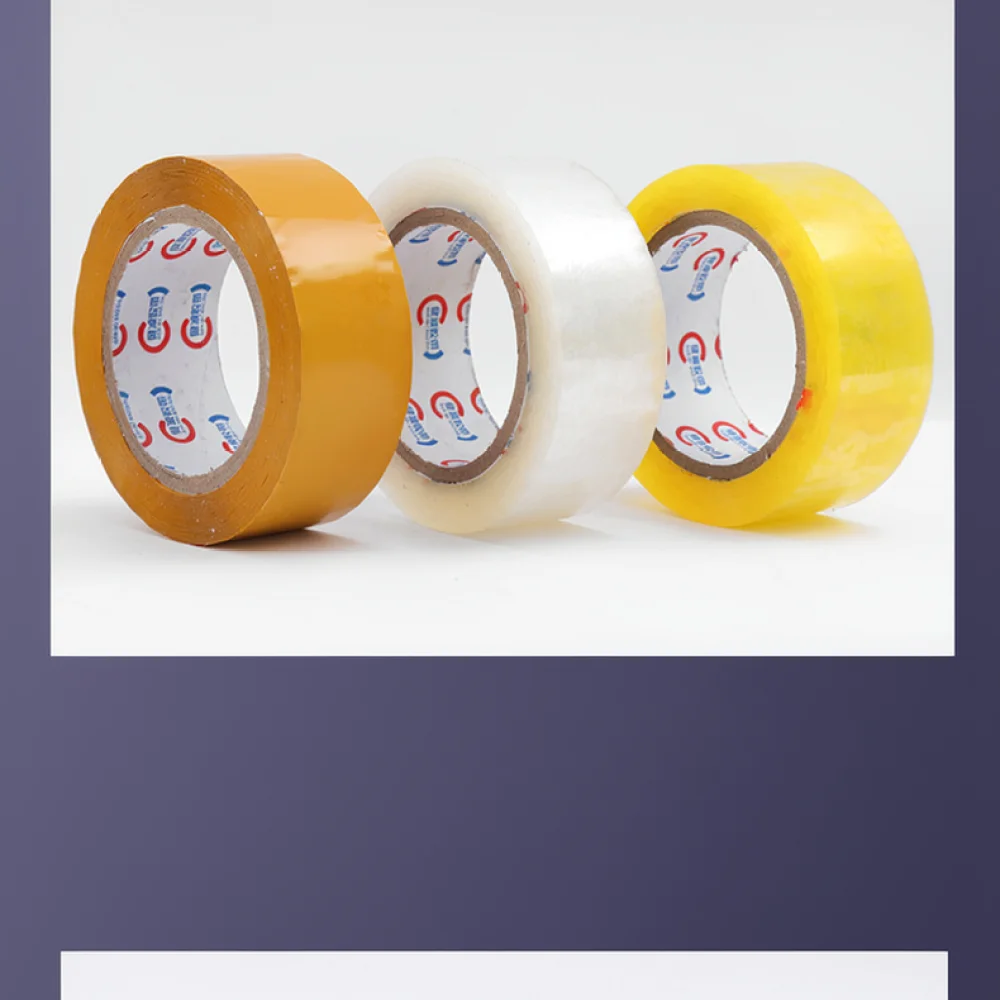 Extra Strong Adhesive Clear Packing Tape Durable BOPP Sealing Roll For Express Logistics Moving Storage Package Tool