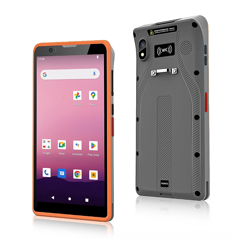 Android 12 PDA Robuster PDA-Barcode-Scanner 6 Zoll 3 GRAM 32 GROM Zebra 2D-Scanner Wifi Bluetooth NFC Datumsammler WMS PDA