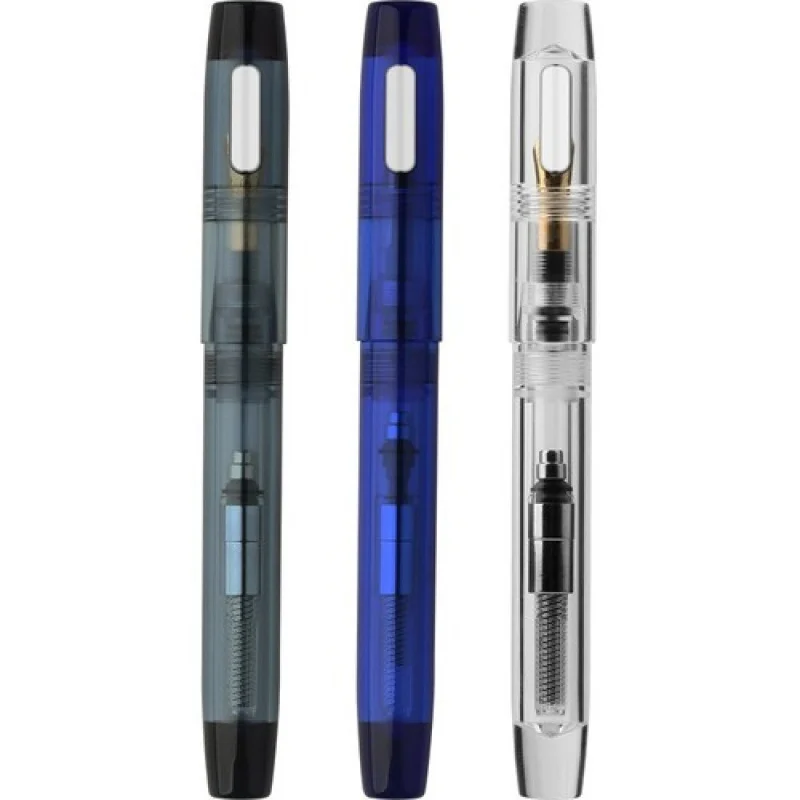 

Перьевая ручка A+ MAJOHN C3 из прозрачной смолы с очень тонким наконечником для письма доппера 0,5/0,38 мм # B9