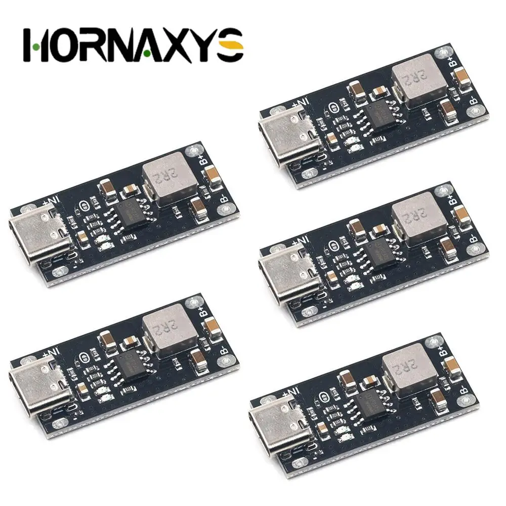 5/10PCS Type-C USB Input High Current 3A Polymer Ternary Lithium Battery Quick Fast Charging Board IP2312 CC/CV Mode 5V To 4.2V