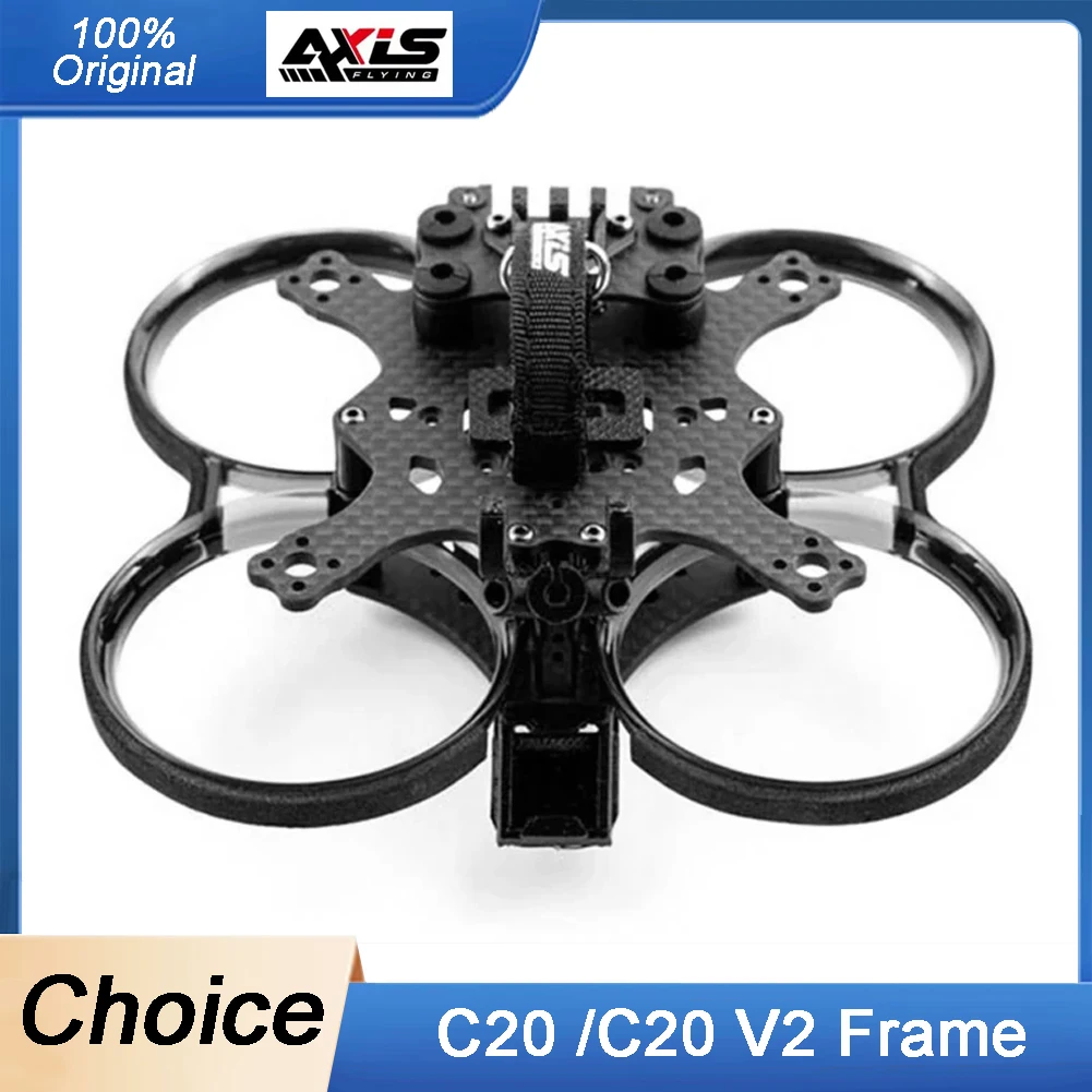 

AXISFLYING CINEON C20/C20 V2 Drone Frame Kit with O3 Air Unit Anti-Shake for RC FPV Drone 2-Inch Indoor Cinewhoop
