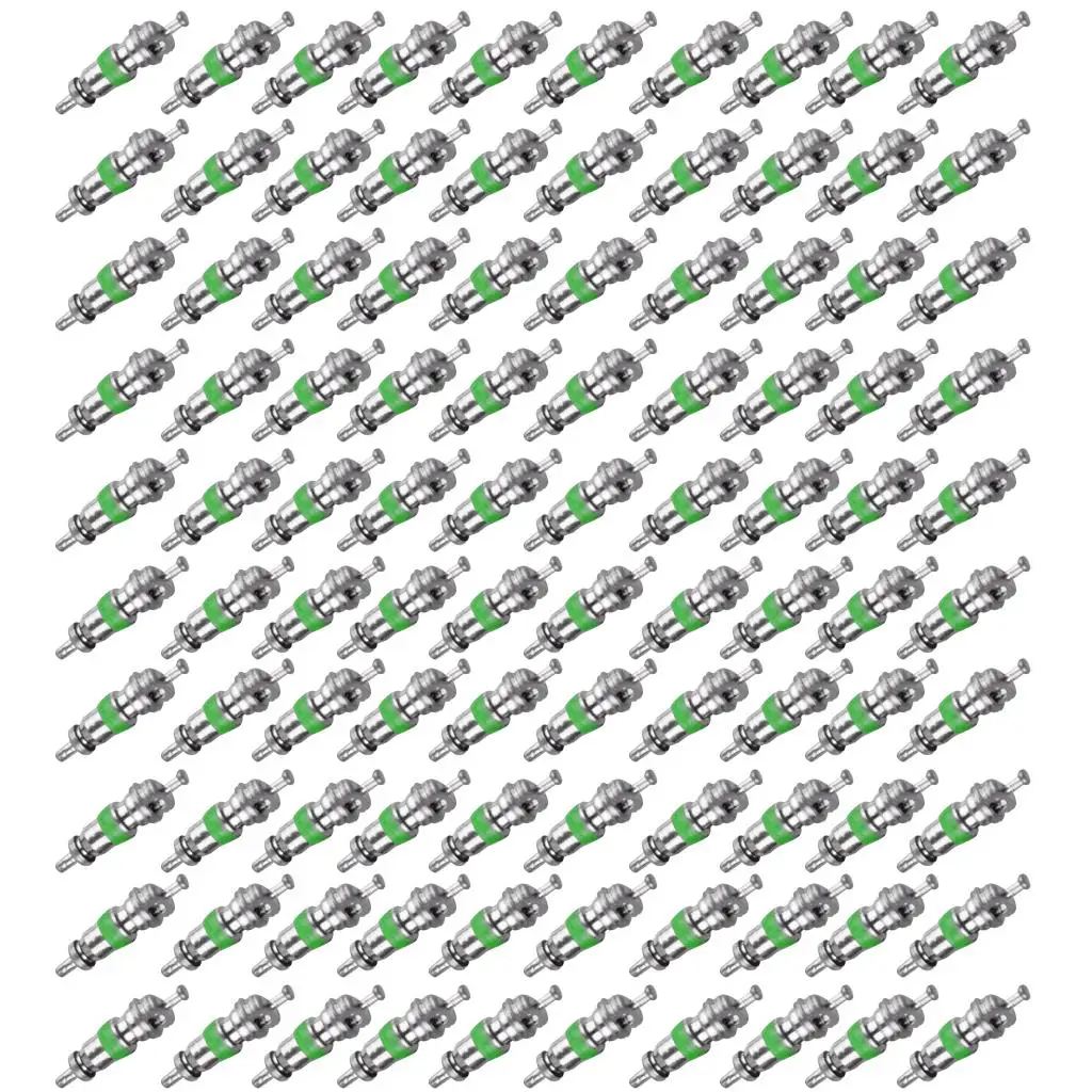 100 stks Groene A/C Ventiel R134A Airconditioning Automotive