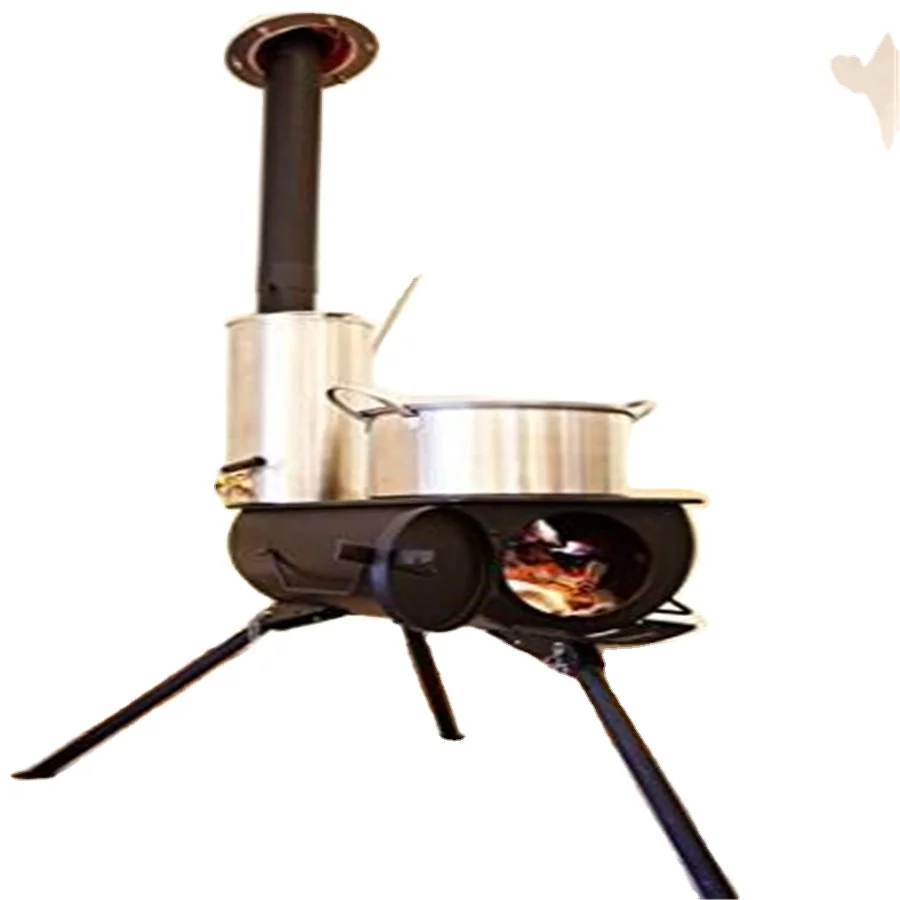 

Winter vacation bell tent stove wood burning camping stove