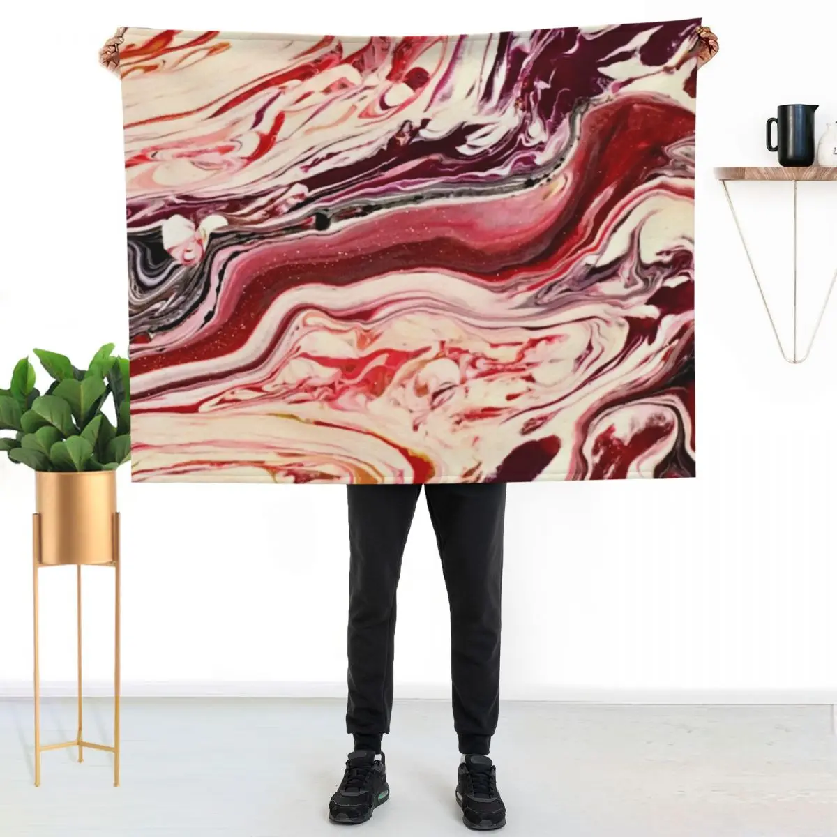 

Liquid Acrylic 2 Throw Blanket Thin Soft Blanket for Summer Night Sleeping