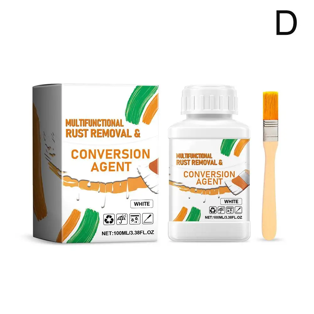 Multi Functional Rust Removal Conversion Agent Rust Iron Prevention Accessories Cleaner Metal Removal Rust Door Surface Rus D7L1