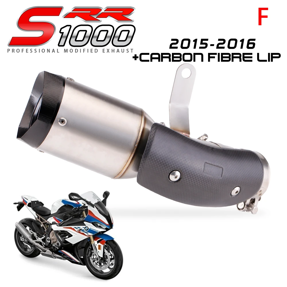 FOR B S1000RR 2015-2016 Motorcycle Racing Performance Exhaust Racing Line Original Location Motorcycle Muffler