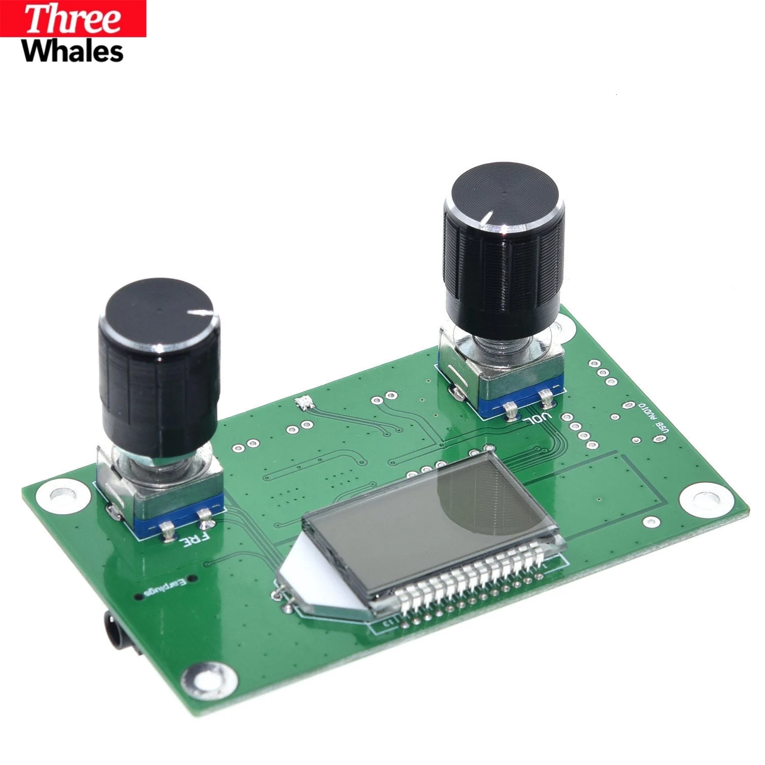 1/2/5pcs DSP PLL Digital Stereo FM Radio Receiver Module 87-108MHz With Serial Control Frequency Range 50Hz-18KHz