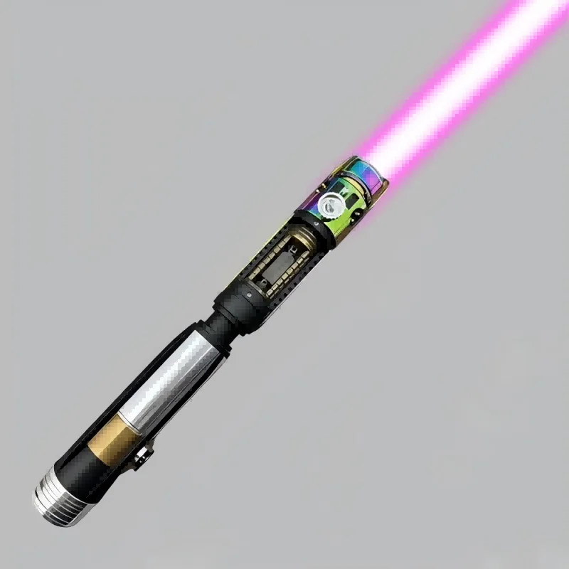 

Starkiller crystal Limited edition Baked Saber Proffie v2.2 Heavy Dueling Rotating crystal Laser Sword Metal Hilt Smooth Swing