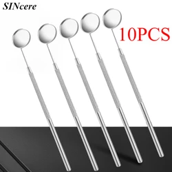 Dental Mirror Mouth Mirror with Handle Dentist Oral Care Mouth Mirrors Tools Teeth Whitening Dentistry Instrument