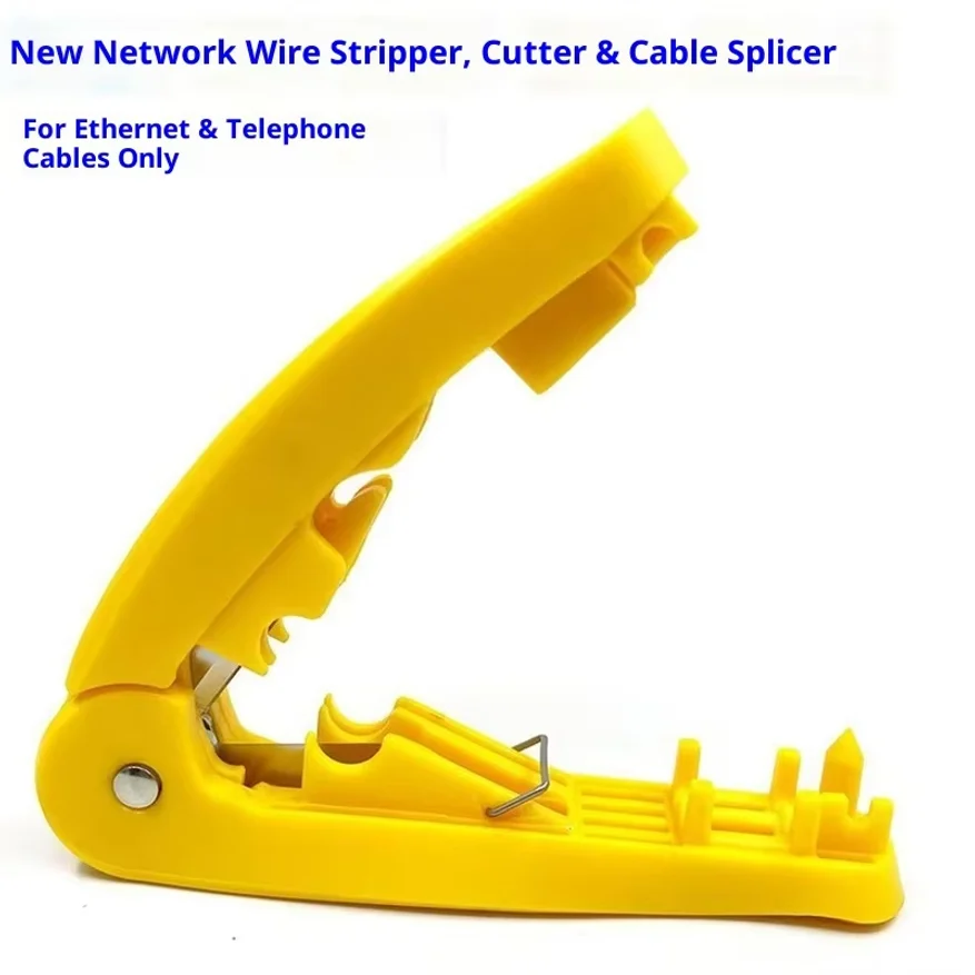 4-In-1 RJ45 Network Cable Tool With Cutting,Stripping,Untangling, And Straightening Functions Applies To STP/UTP Cable