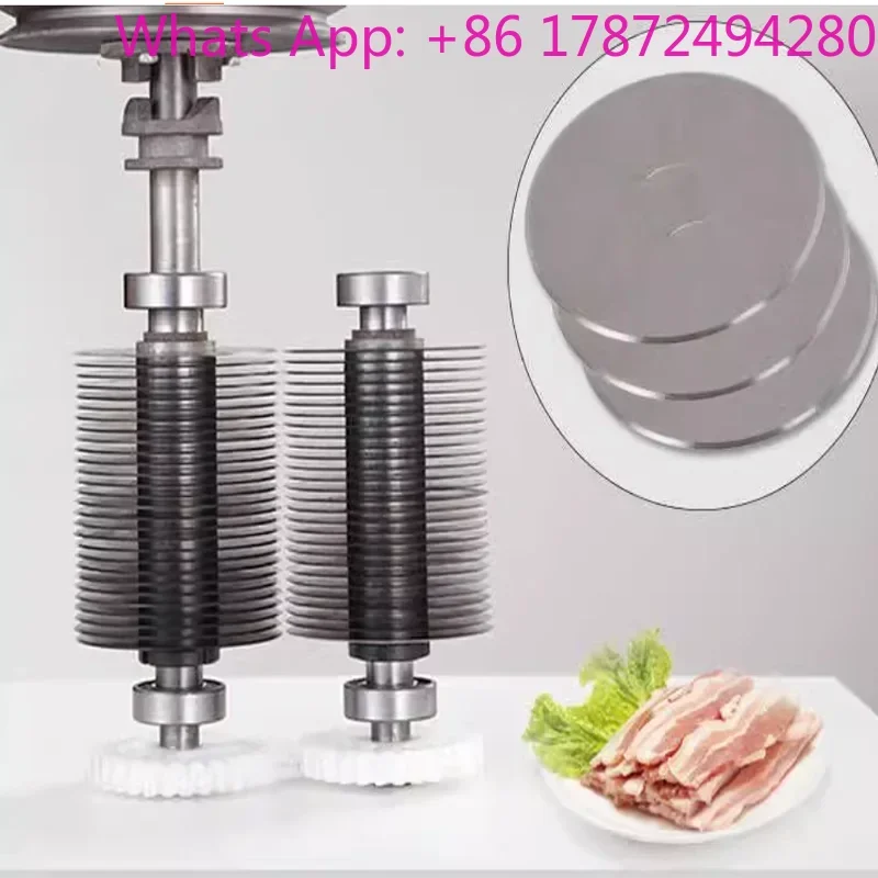 Chicken Meat Strip Cutting Machine Beef Jerky Slicer Fresh Meat Cutter