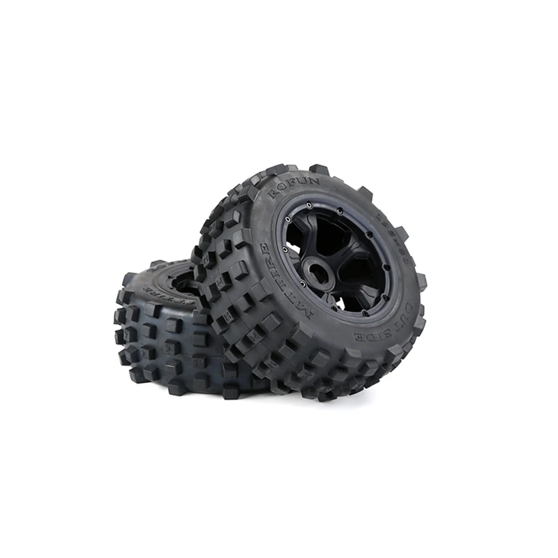 Off-Road รถด้านหลังยางสําหรับ 1/5 HPI ROFUN BAHA ROVAN KM BAJA 5 T/5SC/5FT Rc รถอะไหล่ของเล่น 195X80 มม.