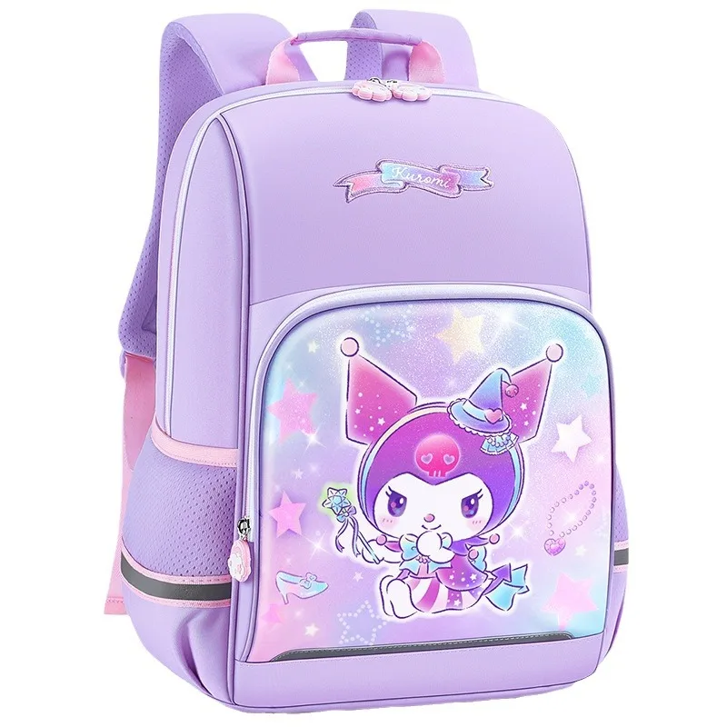 Hello Ketty 2024 New Children\'s Backpack Cute Girls Primary School Student Waterproof Large Capacity Kuromi School Bag Travel