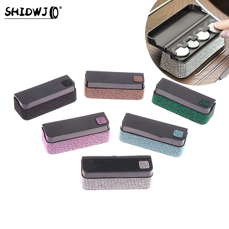 1pcs Car Interior Coin Storage Box Creative Storage Coin Wallet Box Home Car Dual Purpose Car Interior Storage Organisation