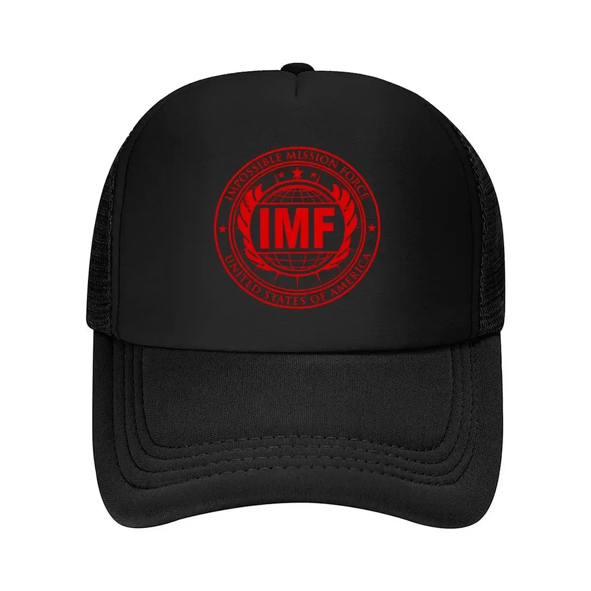 2026 IMF Emblem Spy - Movie - Inspired, ‘Impossible Mission Force’ Art Mesh Baseball Cap
