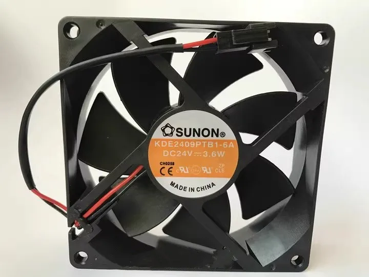 НОВЫЙ ДЛЯ SUNON KDE2409PTB1-6A DC24V 3,6 Вт 92*25 мм Охлаждающий вентилятор НОВЫЙ ДЛЯ SUNON KDE2409PTB1-6A DC24V 3,6 Вт 92*25 мм Охлаждающий вентилятор