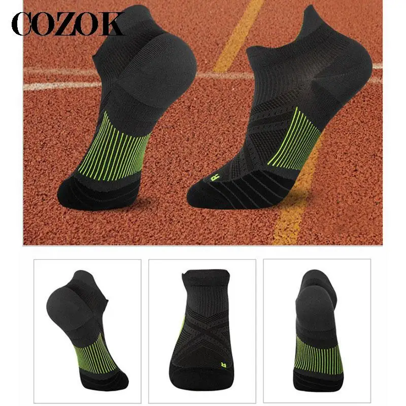 2 Pairs Mens Plus Size EU46 47 Compression Sport Socks Womens Short Tube Breathable Sock Outdoor Running Basketball Soccer Socks