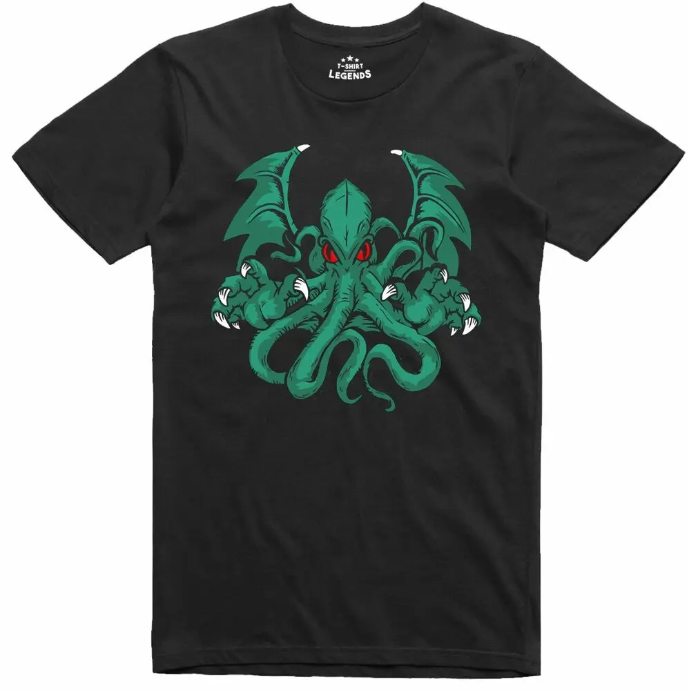 Cthulhu Face Mens T Shirt Cosmic Entity RPG Gamer T-Shirt Tees High Quality 100%Cotton Short Sleeve