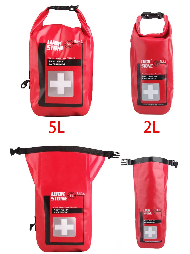 1.2L su geçirmez ilk yardım çantası çantası taşınabilir acil durum uyarı kitleri sadece açık kamp için seyahat acil tıbbi tedavi