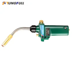 RTM Braze Welding Torch MAPP Propane Gas Torch Piezo Trigger Ignition Heater Burner Welding Heating Solder Burner