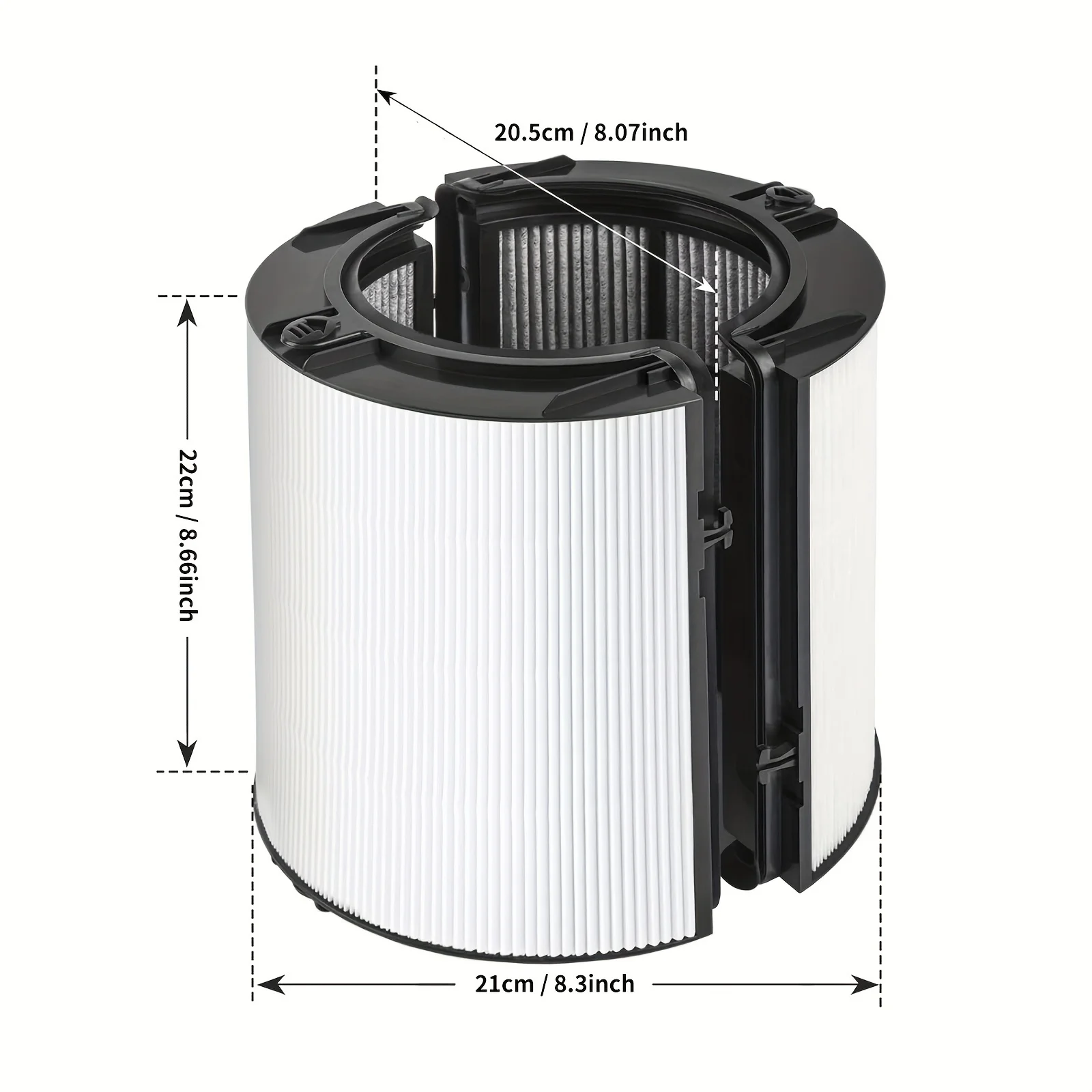 1pc, ° Combi 2 In 1 HEPA+Carbon Replacement Filter Compatible With  TP06 HP06 PH02 PH01 PH03 PH04 HP09 TP09 HP07 TP07 TP10 HP10